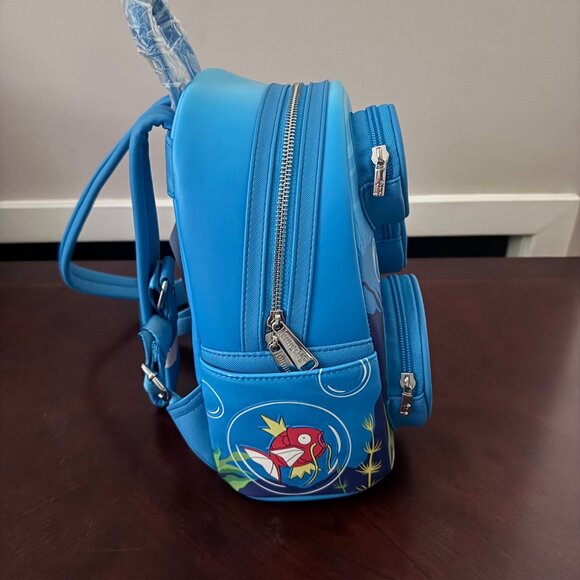 Loungefly Blue Water Type Pokemon Squirtle Mini Backpack - Picture 10 of 10